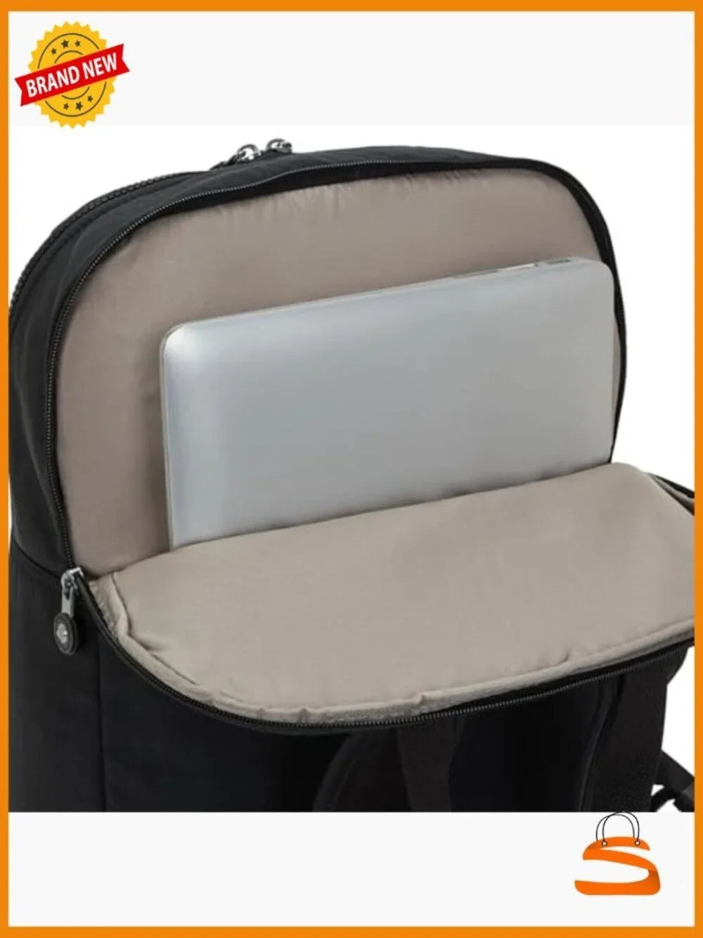 Women's Nylon Daypack Backpack with Laptop Compartment